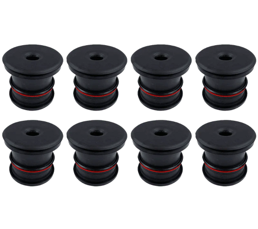 S&B Silicone Body Mount Kit (8pc) - 2008-2016 Ford Super Duty Crew Cab 5.4L, 6.2L, 6.4L, 6.7L, 6.8L